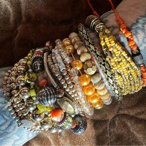 Bracelets set of 20, 3 for $15 or 4 for $20